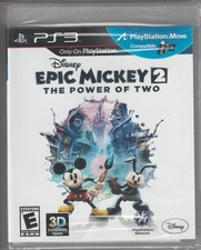 PS3 Disney Epic Mickey 2 The Power Of Two  Not For Resale Edition Sealed.