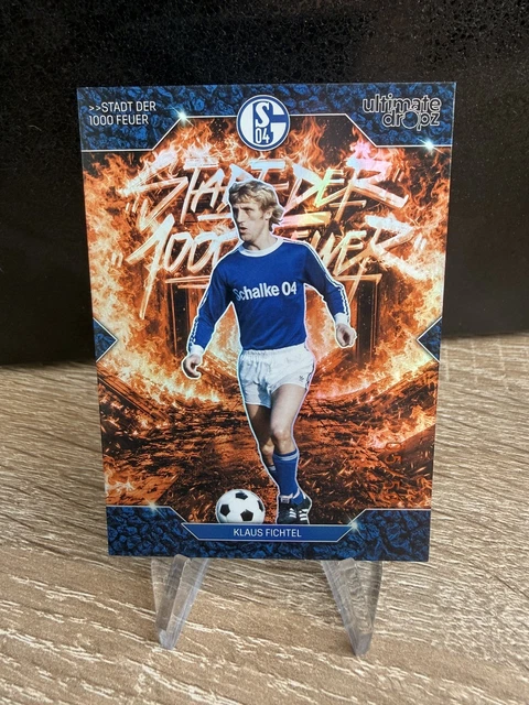 2026 Ultimate Dropz Ein Leben lang - Klaus Fichtel - Orange /50 - FC Schalke 04