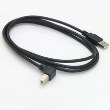 59 Inch 4.9 Feet 90 Degree Up Angle USB 2.0 A Male To B Male Printer Cable