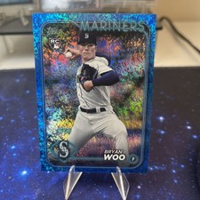 2024 Topps Series 1 Bryan Woo Blue Holofoil /999 (RC) Seattle Mariners