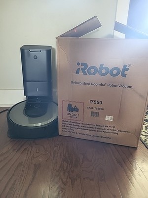 iRobot Roomba i7+ Robot Vacuum Cleaner 7550 w/Clean Base Dirt Disposal *note*