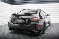 Maxton Design Diffusor Flaps V.2 Passend FüR BMW M2 G87 Schwarz Hochglanz