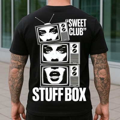 Stuff Box Herren Shirt Schwarz Sweet Club Edition Baumwolle S 5XL Regular Fit