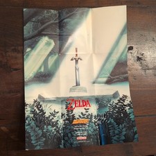 The Legend of Zelda: A Link to the Past - Nintendo Power - SNES Poster Near Mint