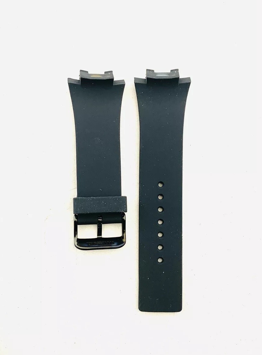 CAT WATCH STRAP, A11 ,BLACK RUBBER BLACK BUCKLE,