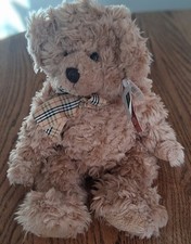 Vintage 'Trevor' Russ Berrie and Co brown shaggy teddy bear handmade in China