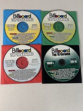 Lot of 4 Billboard Top 10 Karaoke CD G Discs 1960's Vol 1, 2, 3, 4 Sybersound