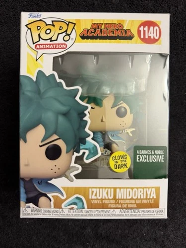 Funko Pop! My Hero Academia - Izuku Midoriya #1140 Glow Barbes & Noble Exc