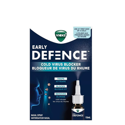 2PACK Vicks Early Defence Nasal Spray, Cold Virus Blocker Clinically NO TARIFFE