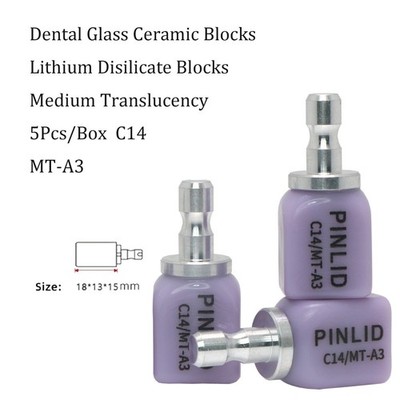 US Dental Lithium Disilicate Emax Chairside CAD/CAM Milling CEREC Inlab Blocks