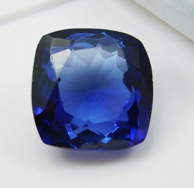 Ring Sapphire AAA Grade Natural Blue Sapphire 17.80 Ct Cushion Cut Loose Gem