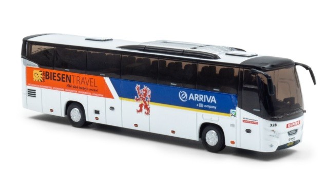 HOLLANDOTO Bus VDL Futura Arriva van der Biesen travel Blanc 1/87 modèle réduit