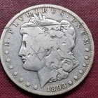 1893 CC Morgan Silver Dollar 1$ Key Date Carson City Better Grade Details #99673