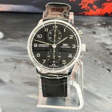 2020 IWC Portugieser Chronograph 41mm Black Steel | IW371609 | Full Set 6