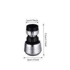 Water Tap Extension Water Faucet Extender Anti-Splash Heads Kitchen Faucets Exte