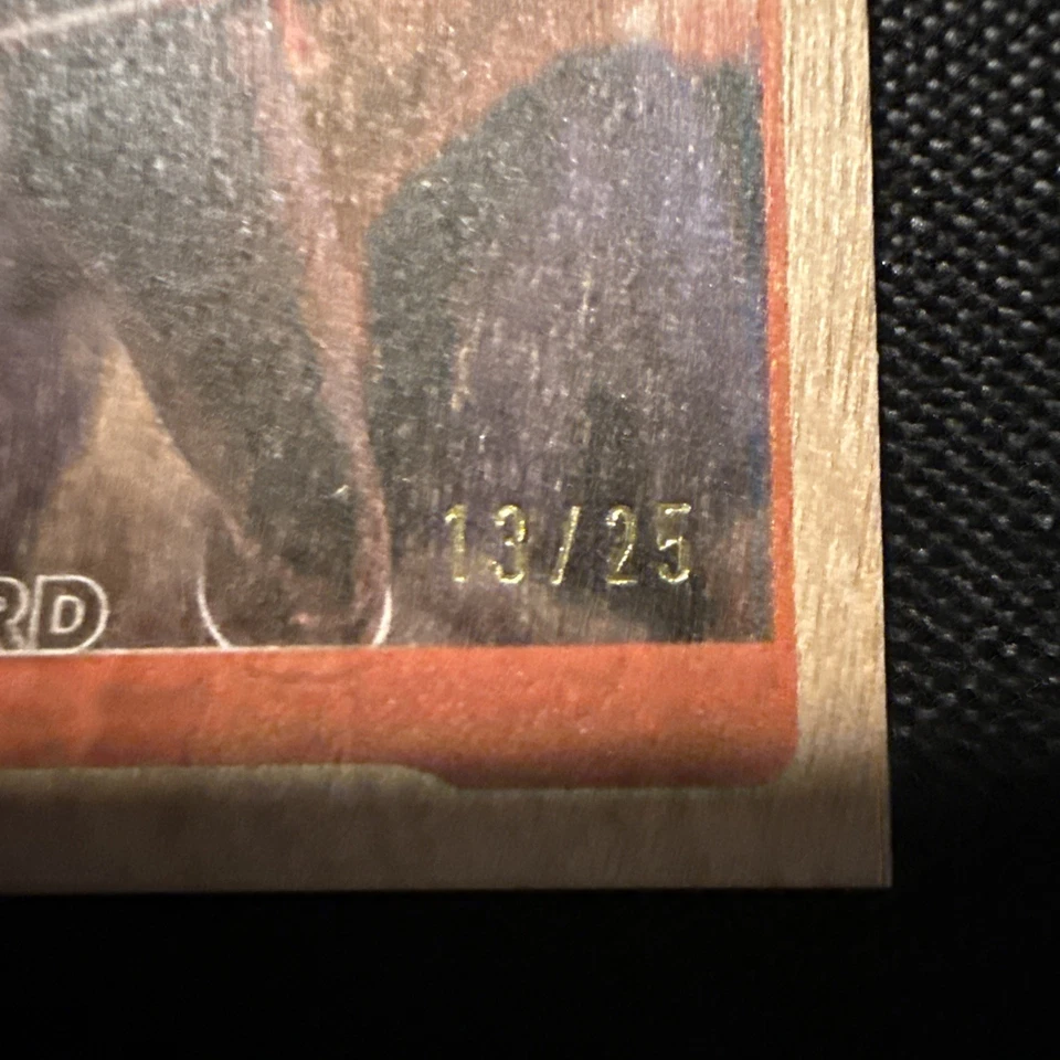 2025-26 Topps Basketball Bernardo King Wood Grain /25 knicks #268 - Image 2 of 3