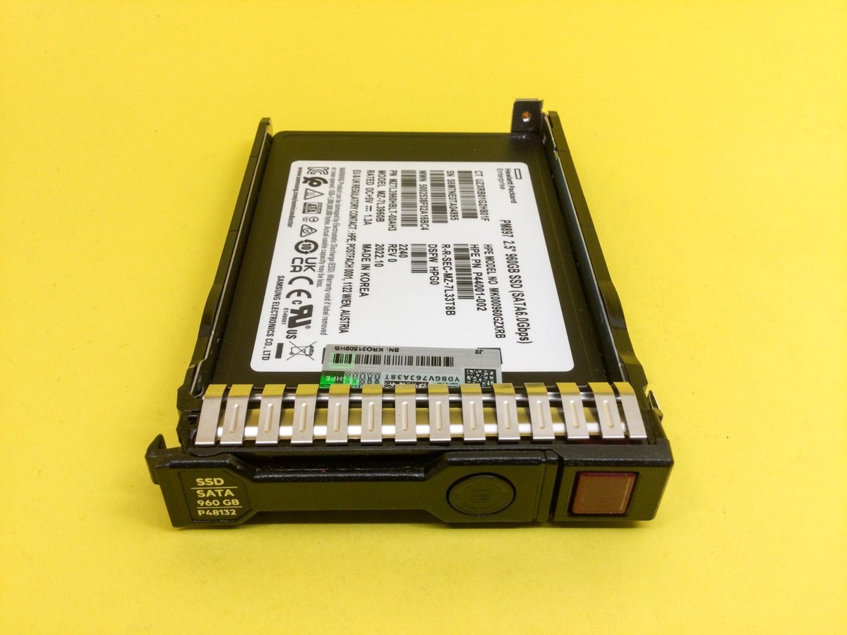 P47815-B21 HPE 960GB SATA 6G MIXED USE SFF SC PM897 SSD P48132-001