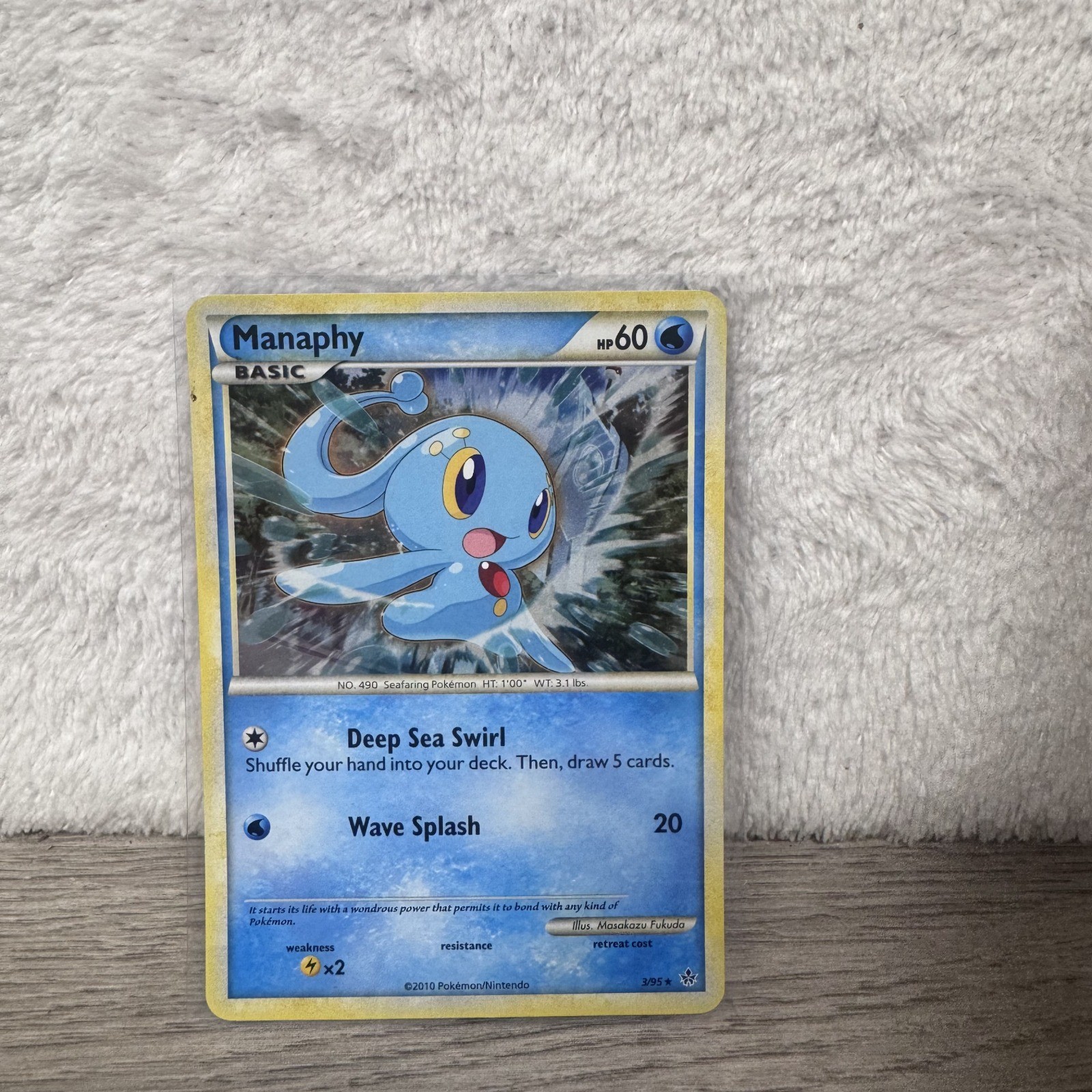 Manaphy Holo Rare Unleashed 3/95 LP