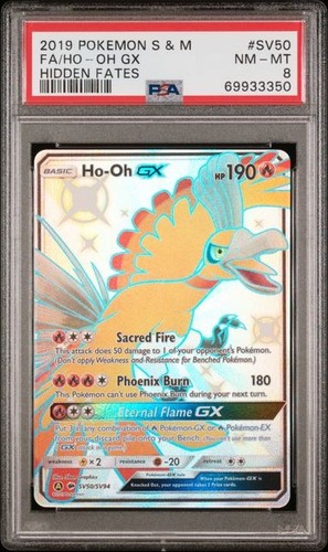 Ho-Oh-GX graded PSA 8 for sale on eBay