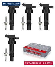 Ignition Coil Pack UF652 Spark Plug for Kia 2012-2019 Soul Rio 1.6L