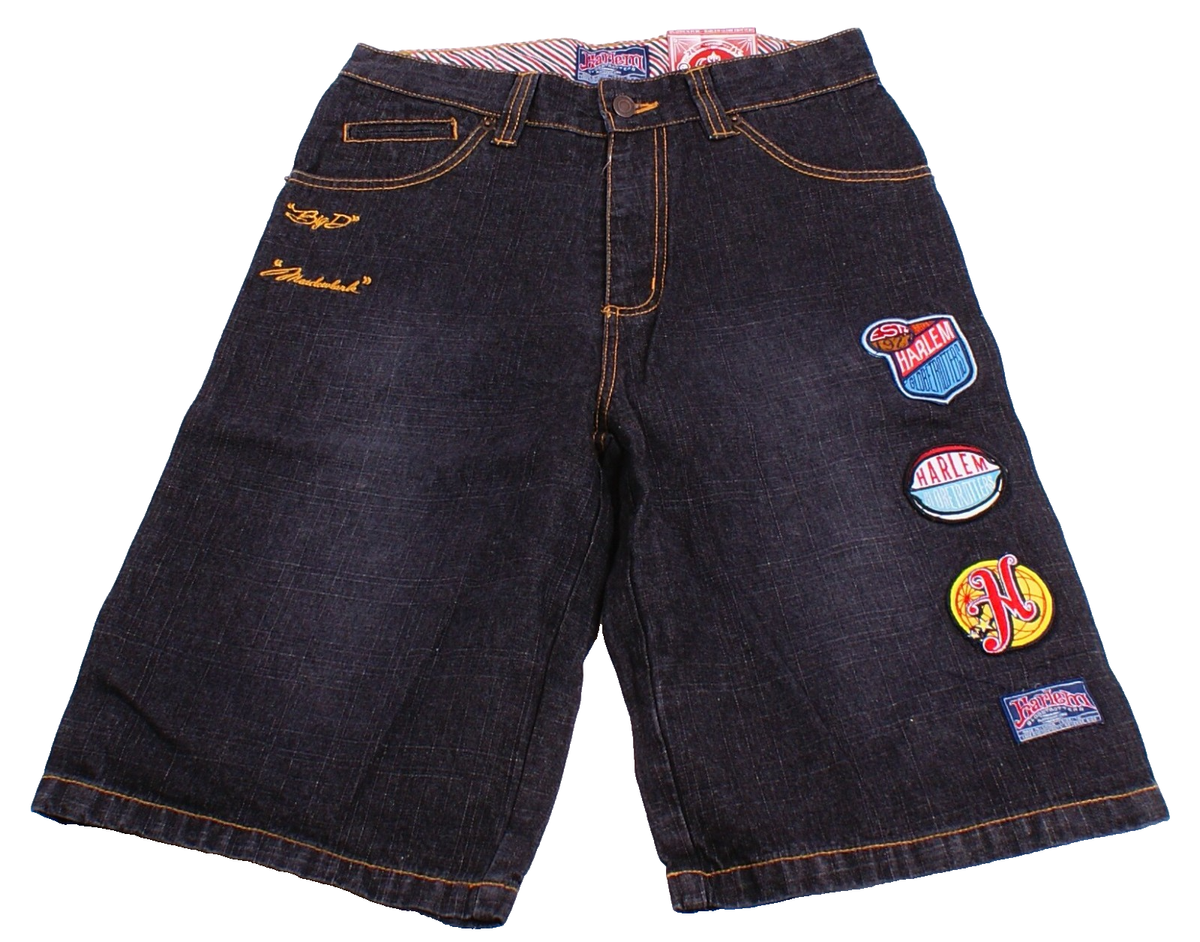 Platinum Fubu Youth Boy's Size 16 Harlem Globetrotters Black Denim