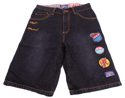 Platinum Fubu Youth Boy's Size 16 Harlem Globetrotters Black Denim