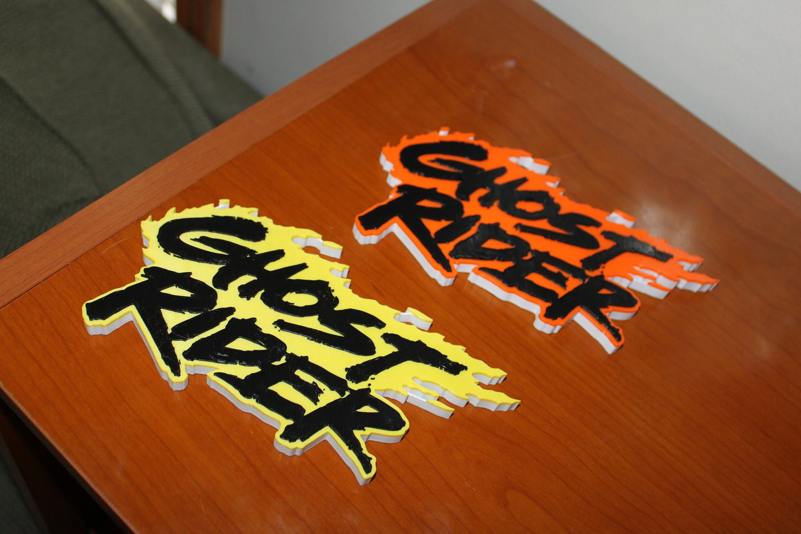 Ghost Rver Sign Ghost Rider 3D printed Logo Sign Wall Desk Shelf Art | eBay