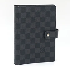 LOUIS VUITTON Damier Graphite Agenda MM Day Planner Cover R20242 SP2008 #2509