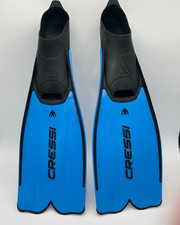 Cressi Rondinella Scuba/Snorkel Fins Size 12-13 Blue/Black
