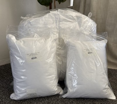 Matouk Down Free Comforter Like Down 54 x81  White & 2 Boudoir Pillow Inserts NE