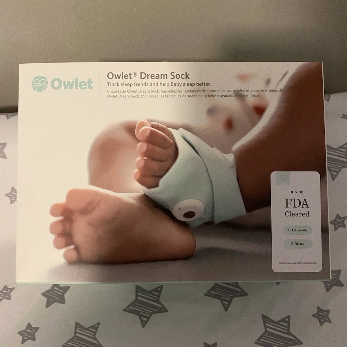 Owlet Dream Sock Smart Baby Monitor Sock Monitor