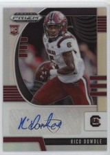 2020 Panini Prizm Draft Picks Rookies Silver Rico Dowdle #271 Auto 10k8