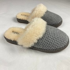 Ugg Knit Slippers Women's Size 8 Gray