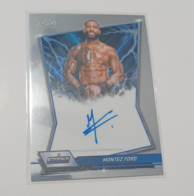 Topps 2026 Topps Chrome WWE Wrestling Montez Ford Blue Brand Auto #BBA-MON