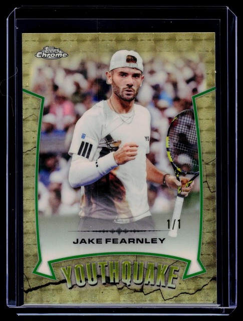 2026 Topps Chrome Tennis Jake Fearnley Youthquake Superfractor 1/1