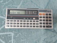 Vintage CASIO PB-100F con LCD invecchiato e schede OR-4 vendute come PARTE
