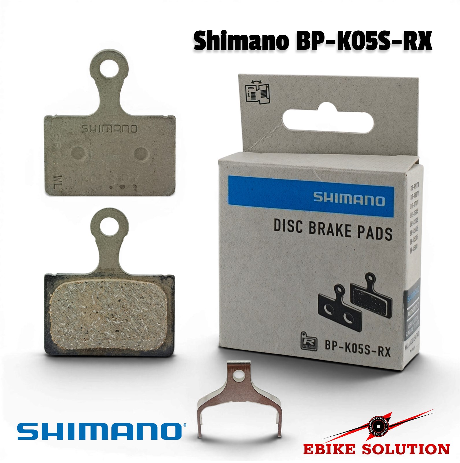 Genuine Shimano G05S-RX Resin Disc Brake Pads XT SLX Deore XTR G02 G03 G04