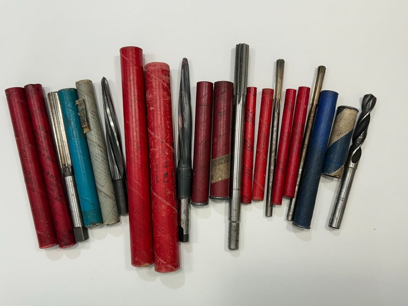 7 pc  vintage high speed reamer bit tool lot - Cleveland and more