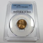 1909 P VDB PCGS MS64 RB Red Brown - Lincoln Wheat Penny Cent 1c US Coin #56821A