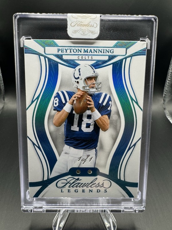 2025 Panini Flawless Legends Peyton Manning 1/1 Colts #60 Football NFL