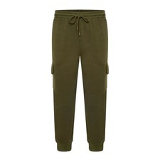 Mens Cargo Combat Joggers Fleece Slim Fit Jogging Bottom Tracksuit Sweatpants UK