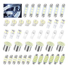42 Pcs Car Led Lights Kit 6000k 12v T10 Interior Bulbs 42 Pcs Car Led Lights Kit 6000k 12v T10 Interior Bulbs