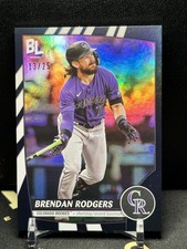 2023 Topps Big League Brendan Rodgers #191 Base SP Colorado Rockies Black/25