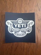 Yeti Built For The Wild Sticker Frigid Tough 2006
