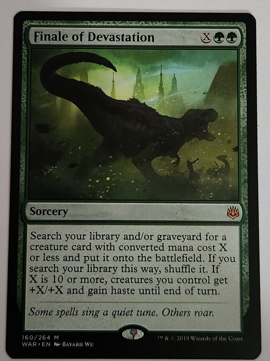 Finale of Devastation MTG WAR 160 Mythic NM Tutor Wincon Over Run