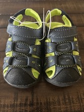 OshKosh B'gosh Toddler Agustin Flexible Outsole Bump Toe Sandal Navy Size 5