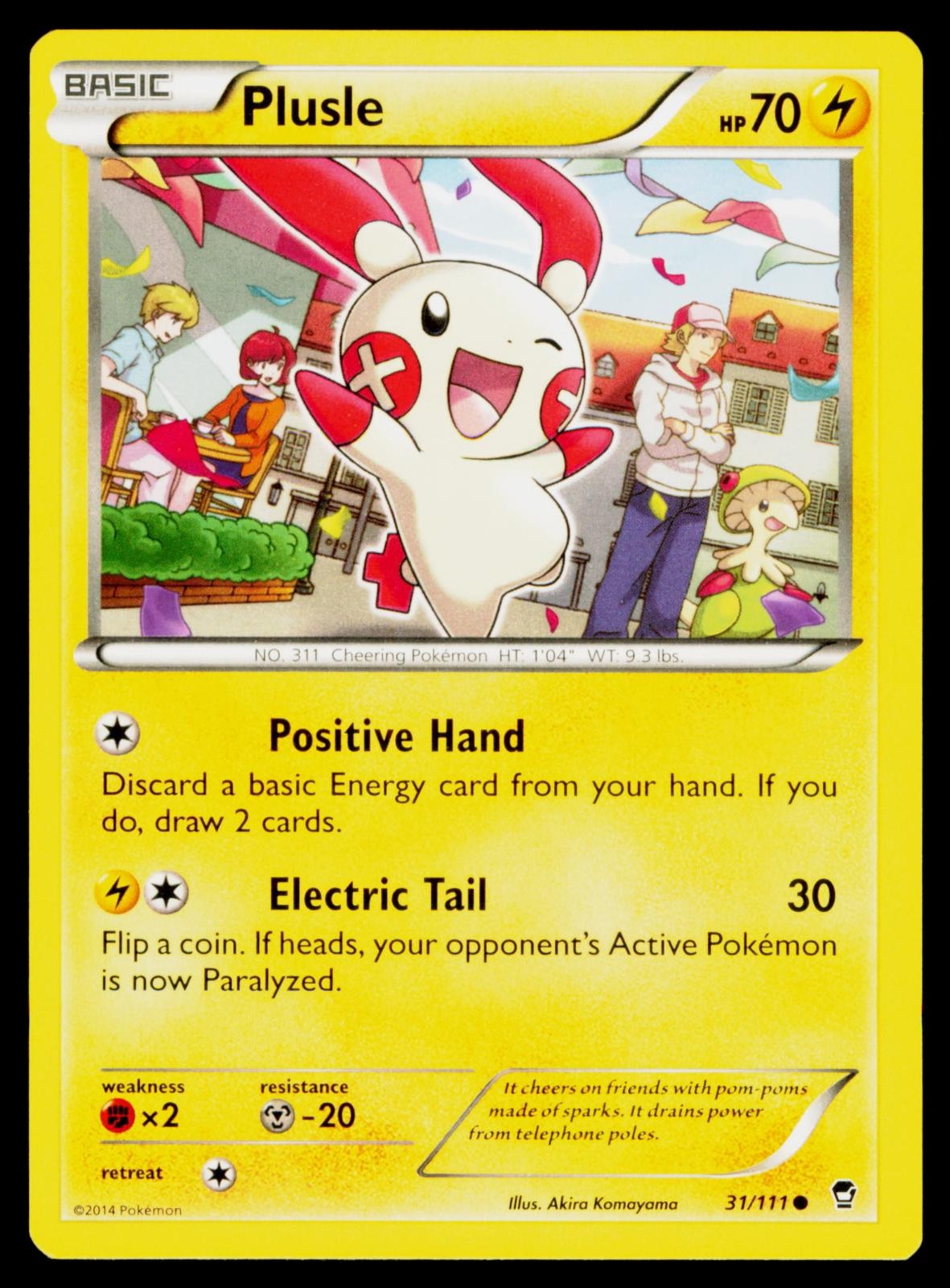 Plusle - 31/111 NM Common Furious Fists Pokemon