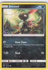 2017 Sneasel Common SM - Burning Shadows 85/147 NM Normal LP-NM