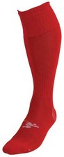 Image of Precision Plain Pro Football Socks Junior-Red
