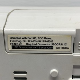 Sega Dreamcast Console Only FOR PARTS OR REPAIR Powers On Doesn't Read Disc READ